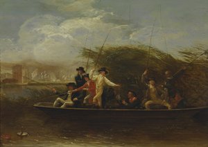 紳士釣り 作： Benjamin West